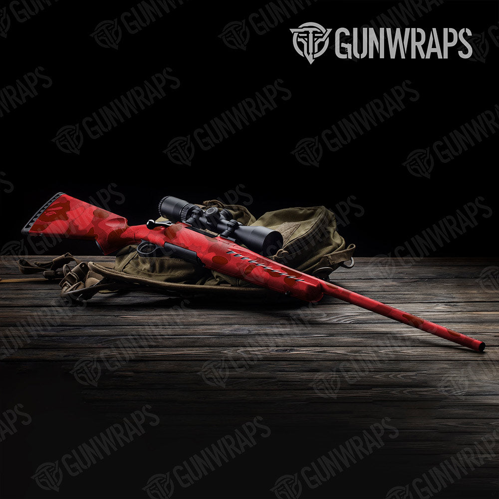 Bape Elite Red Rifle Gun Skin Vinyl Wraps