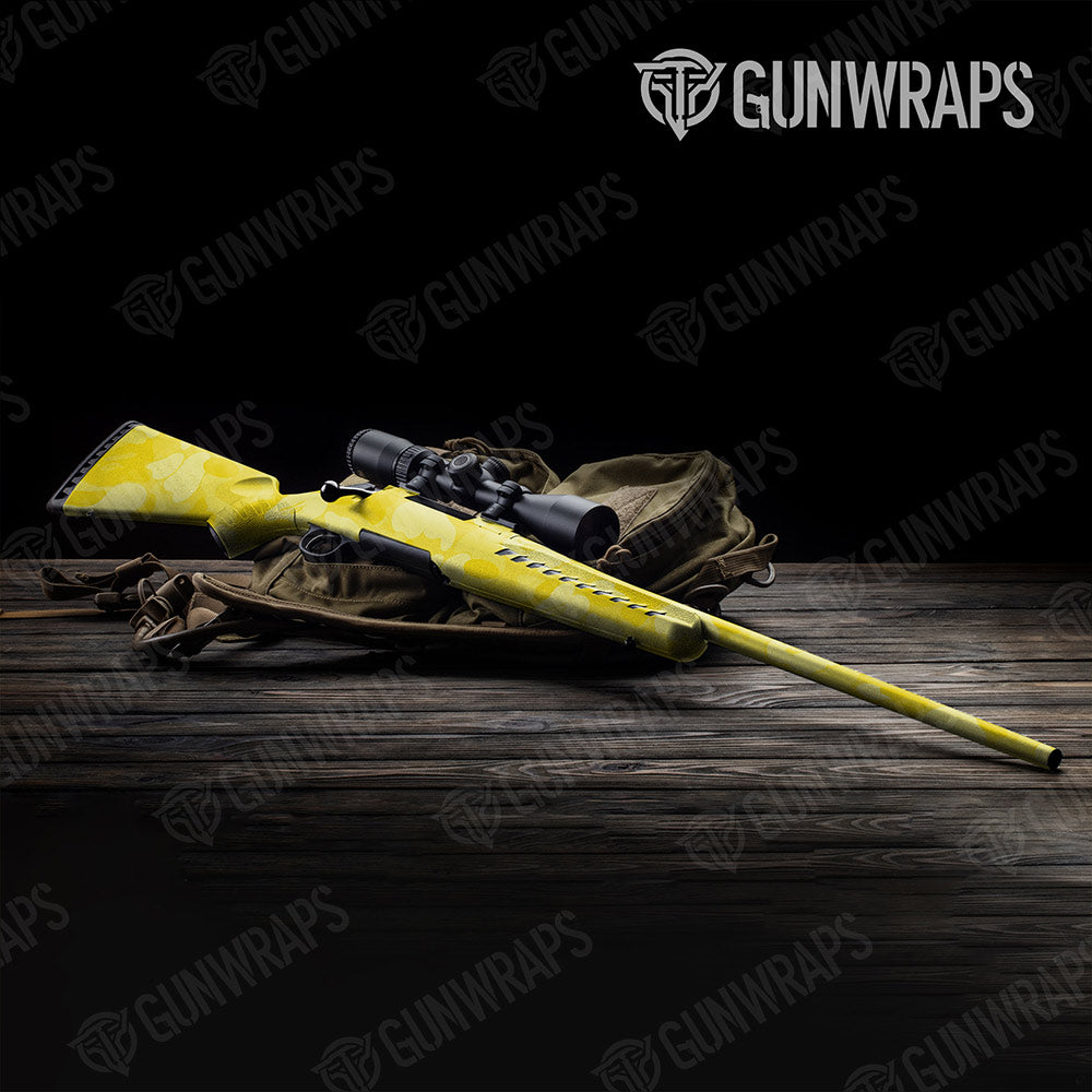 Bape Elite Yellow Rifle Gun Skin Vinyl Wraps