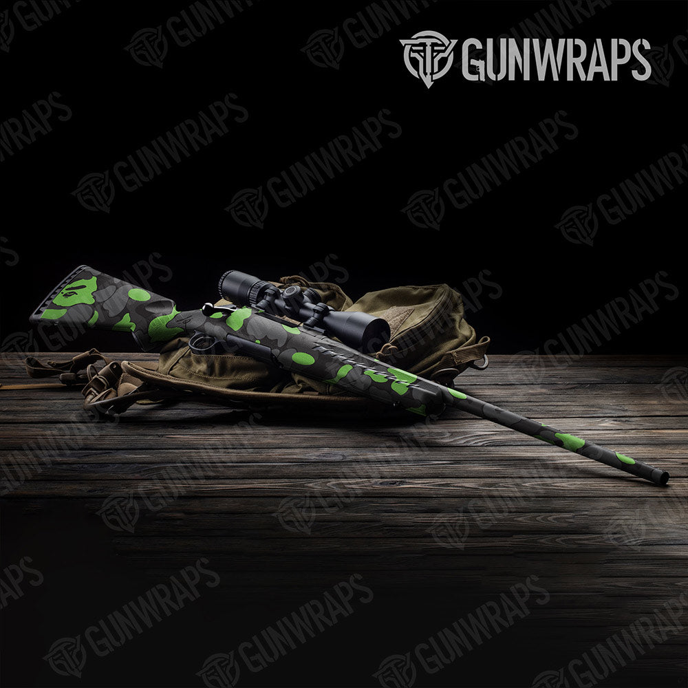 Bape Metro Green Rifle Gun Skin Vinyl Wraps