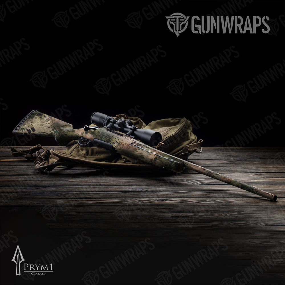 Prym1 Camo Throw Back Rifle Gun Skin Vinyl Wraps