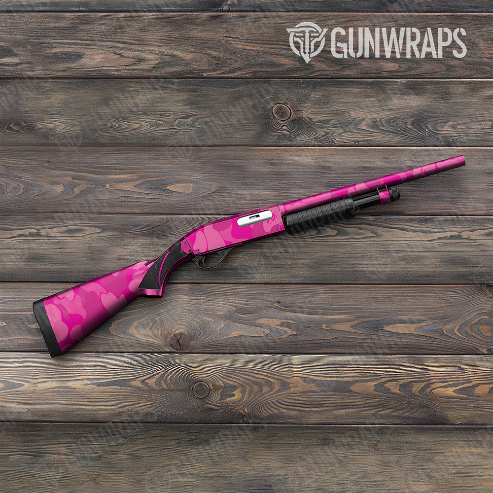 Bape Elite Magenta Shotgun Gun Skin Vinyl Wraps