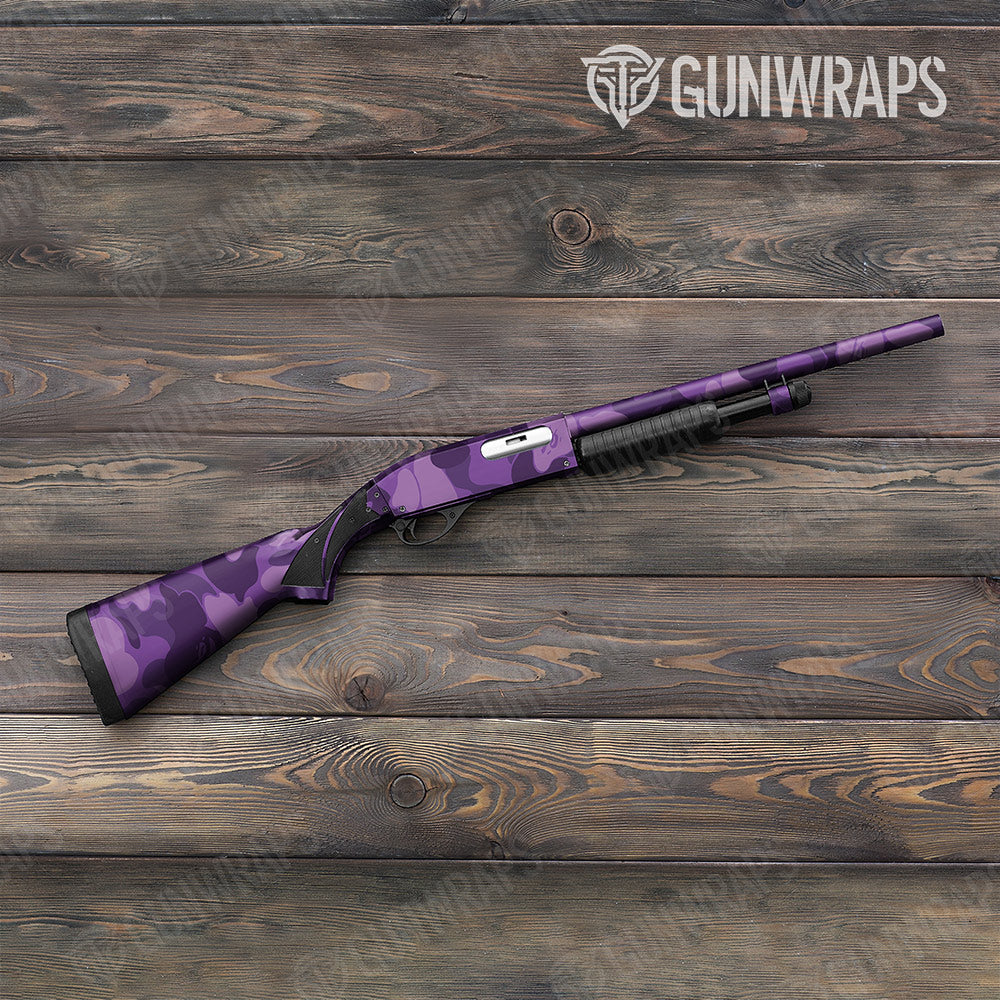 Bape Elite Purple Shotgun Gun Skin Vinyl Wraps
