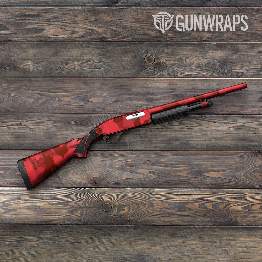 Bape Elite Red Shotgun Gun Skin Vinyl Wraps