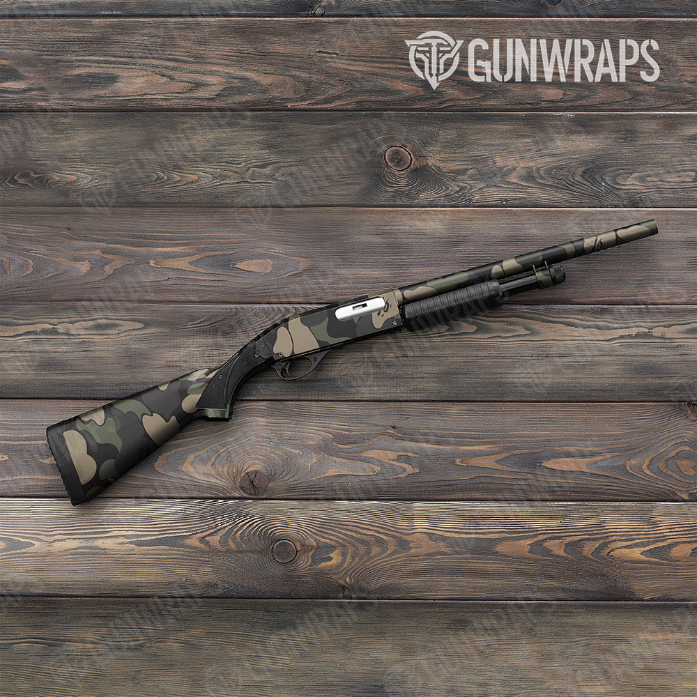 Bape Militant Charcoal Shotgun Gun Skin Vinyl Wraps