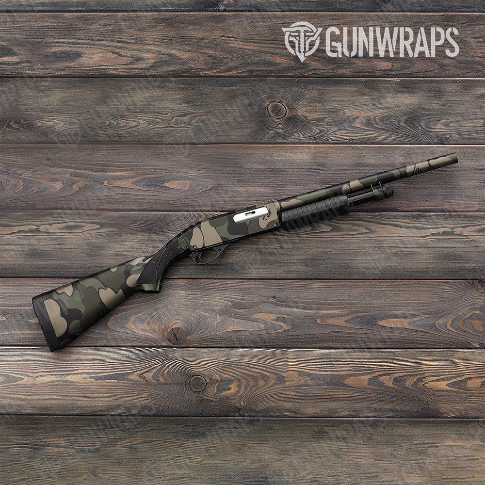 Bape Militant Green Shotgun Gun Skin Vinyl Wraps