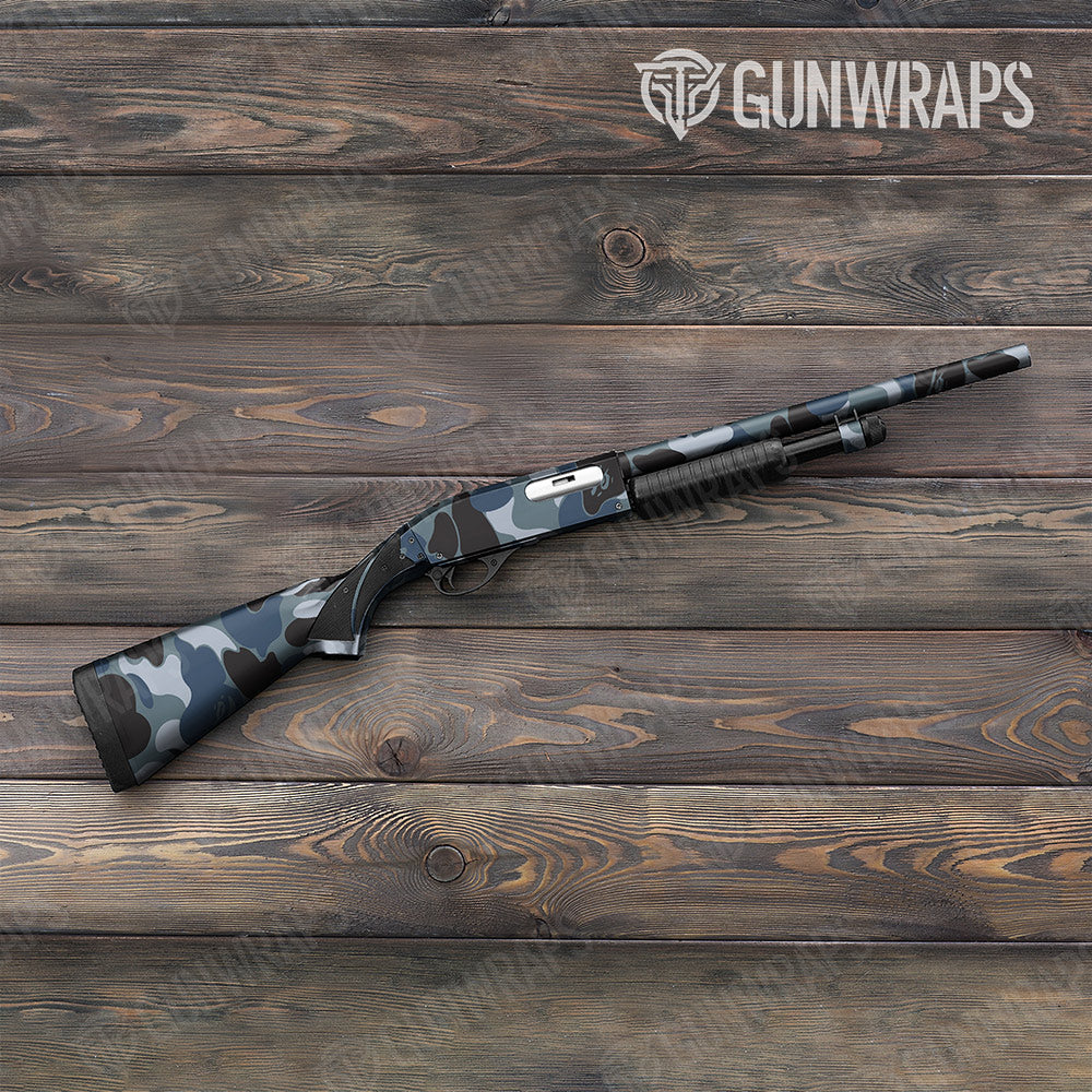 Bape Navy Shotgun Gun Skin Vinyl Wraps