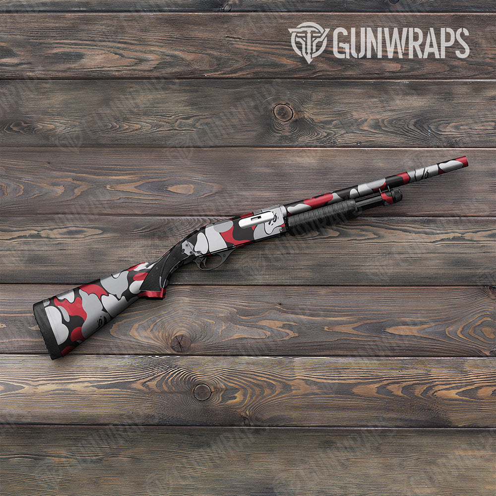 Bape Red Tiger Shotgun Gun Skin Vinyl Wraps