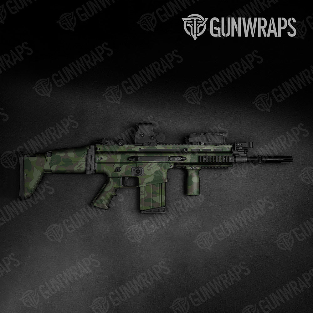 Bape Army Dark Green Tactical Gun Skin Vinyl Wraps