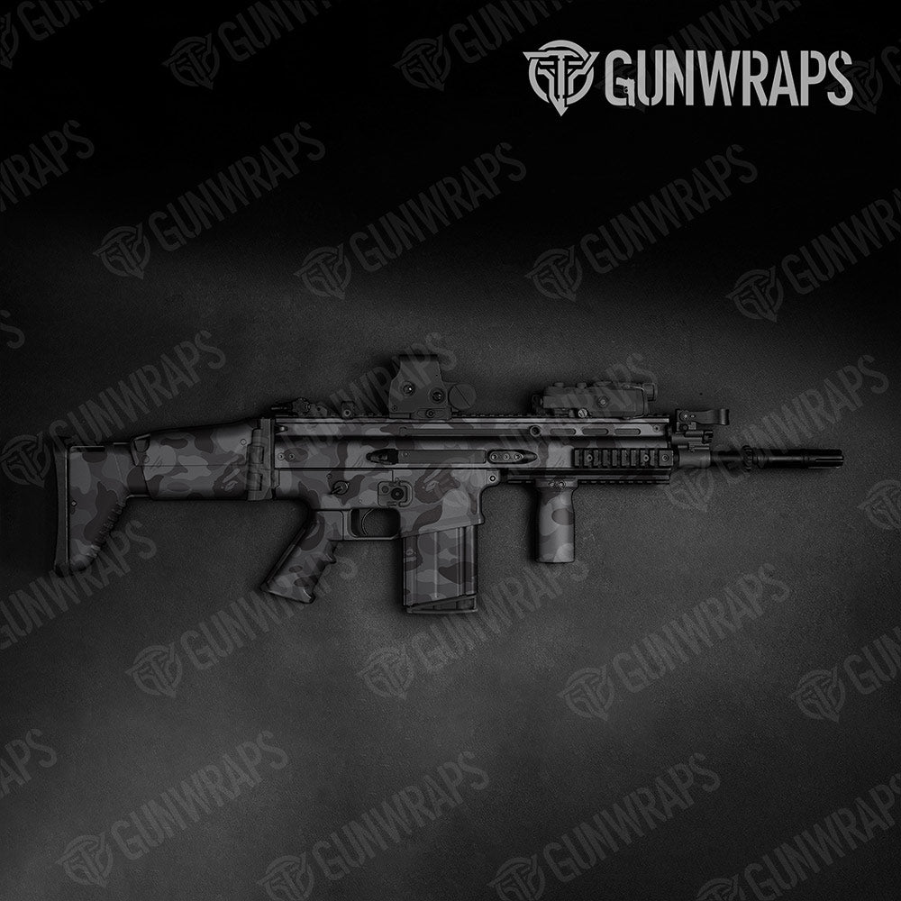 Bape Elite Black Tactical Gun Skin Vinyl Wraps