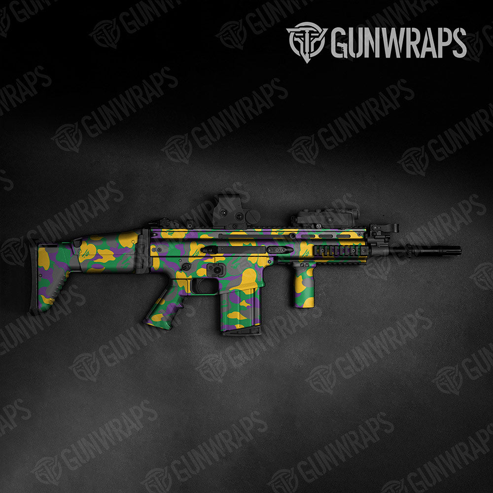 Bape Mardi Gras Tactical Gun Skin Vinyl Wraps