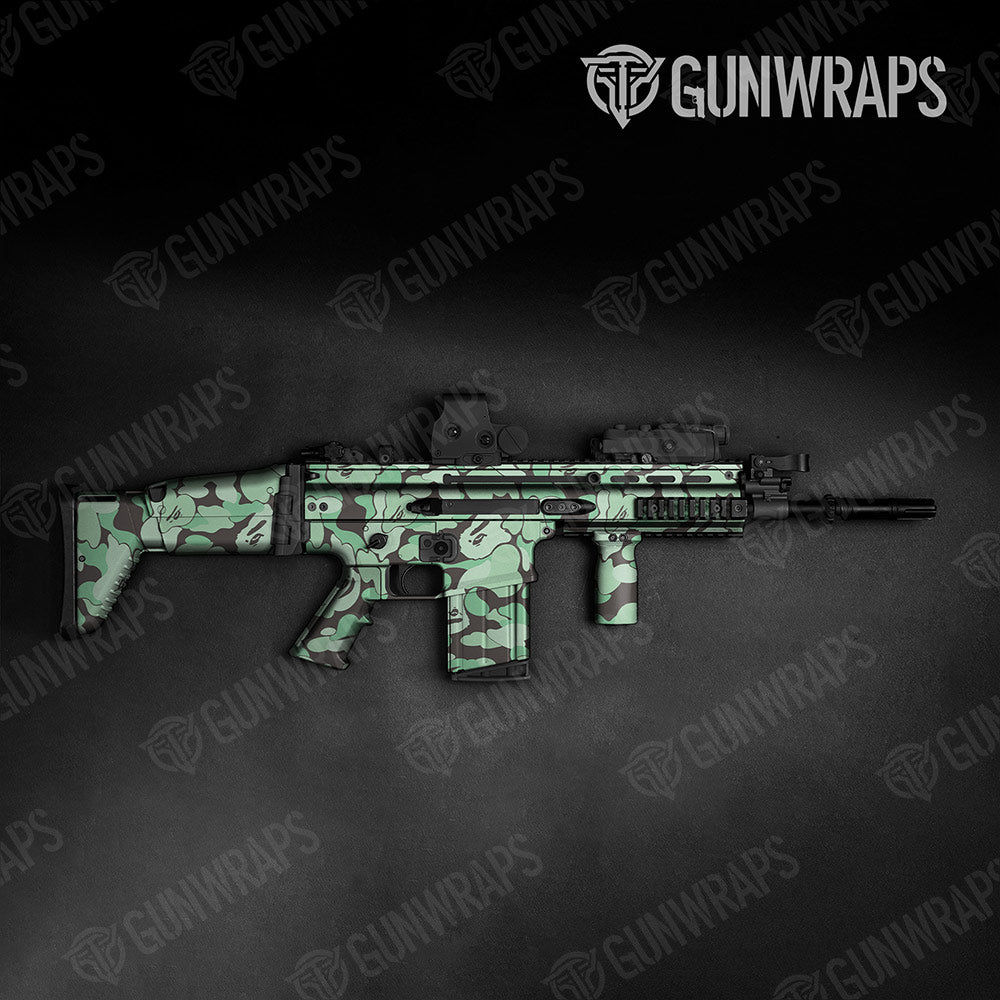 Bape Mint Chocolate Chip Tactical Gun Skin Vinyl Wraps