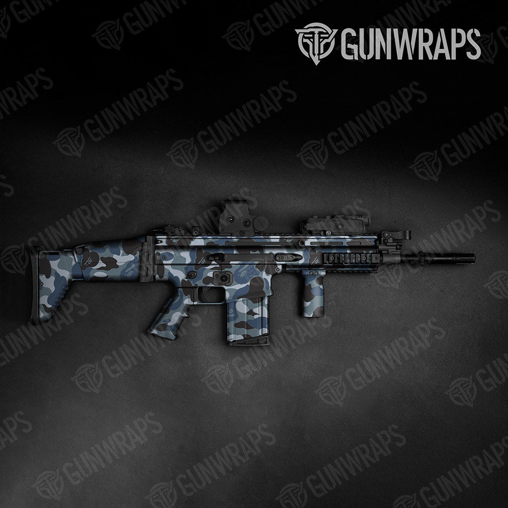 Bape Navy Tactical Gun Skin Vinyl Wraps