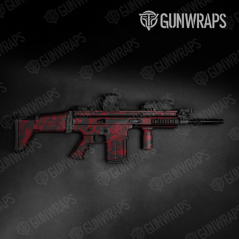 Bape Vampire Red Tactical Gun Skin Vinyl Wraps