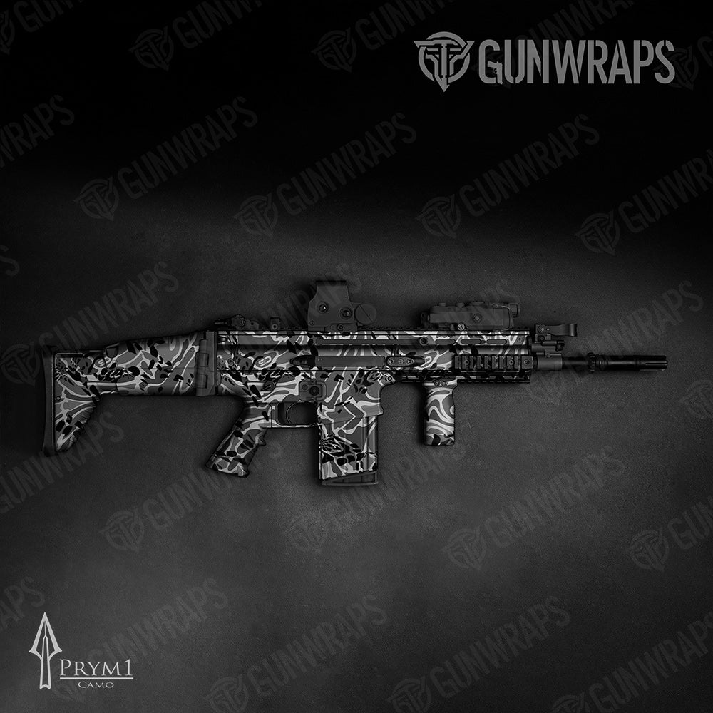 Prym1 OS Black Tactical Gun Skin Vinyl Wraps