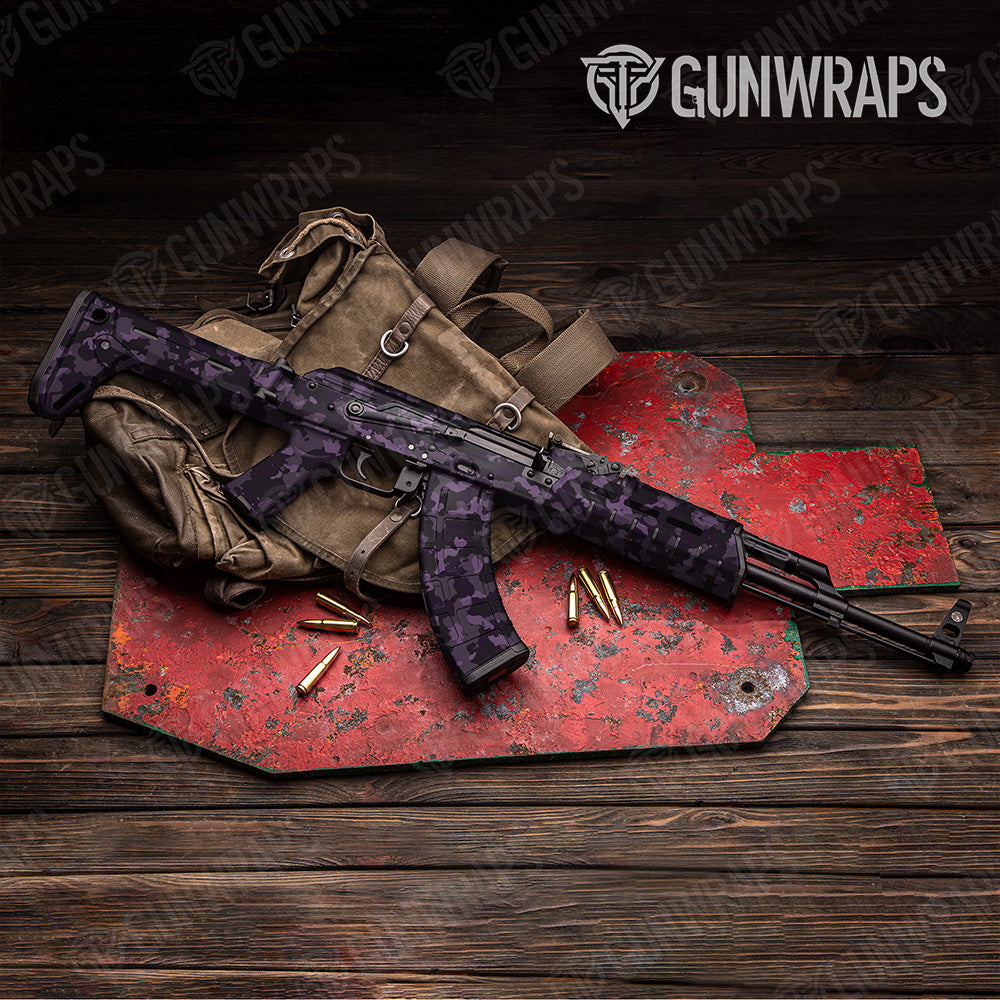 AK 47 Cumulus Darkwing Camo Gun Skin Vinyl Wrap