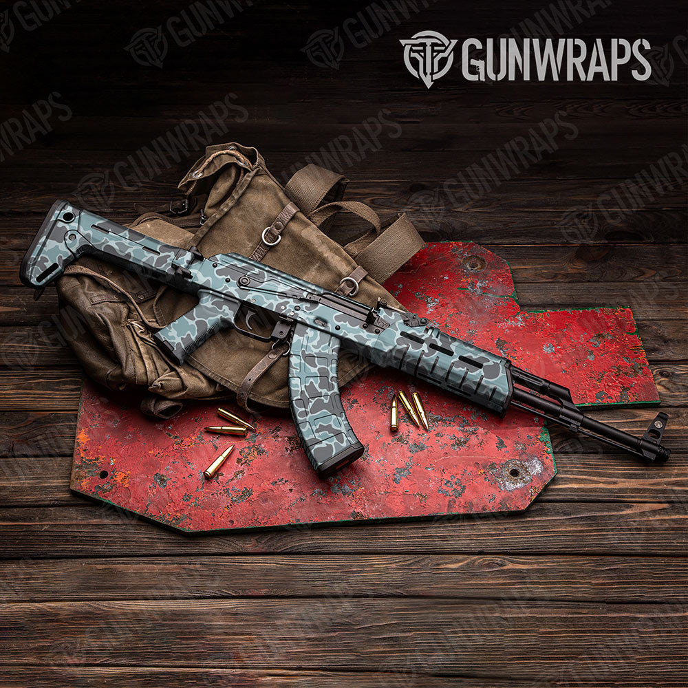 Old School Duck Overcast AK-47 Gun Skin Vinyl Wraps