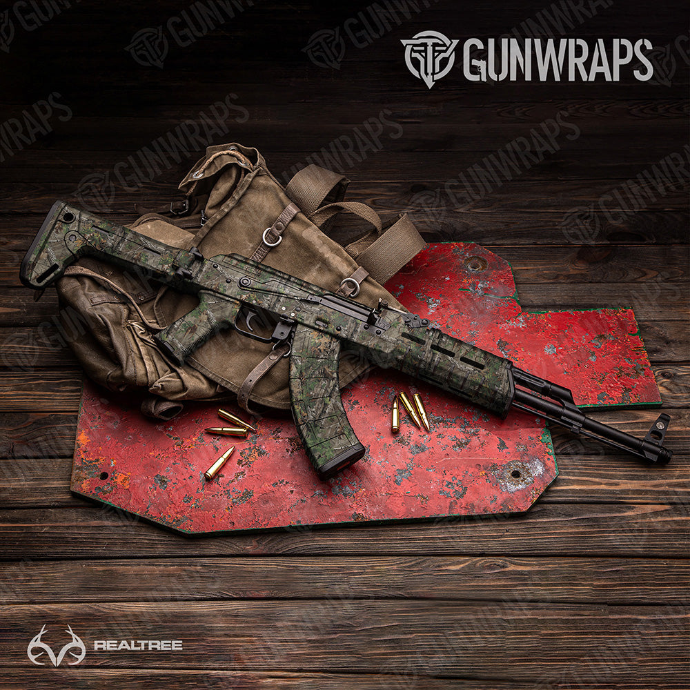 AK-47 Realtree XTRA Original Green Camo Gun Skin Vinyl Wrap
