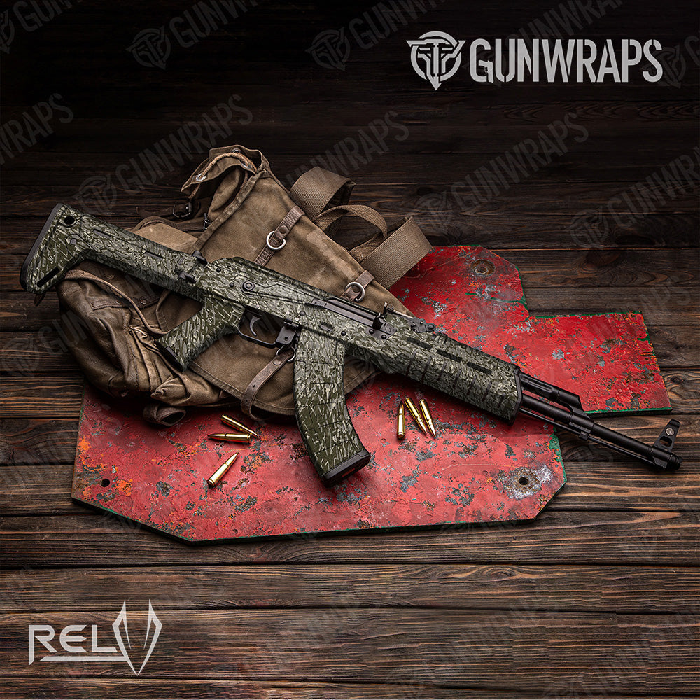 AK 47 X1 RELV Dynohyde Camo Gun Skin Vinyl Wrap