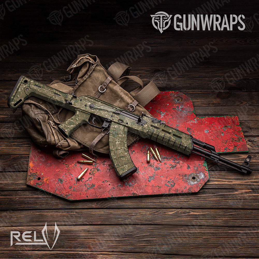 AK 47 X1 RELV Moab Camo Gun Skin Vinyl Wrap
