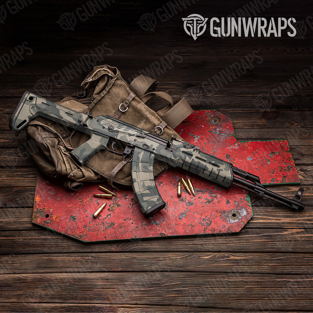 AK 47 Classic XL Army Camo Gun Skin Vinyl Wrap
