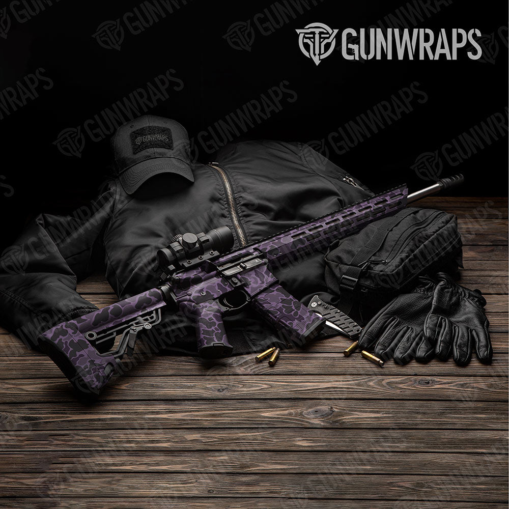 Old School Duck Darkwing AR-15 Gun Skin Vinyl Wraps