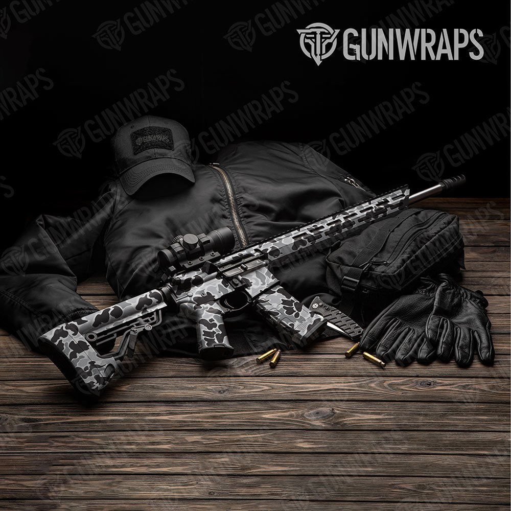 Old School Duck Urban Night AR-15 Gun Skin Vinyl Wraps