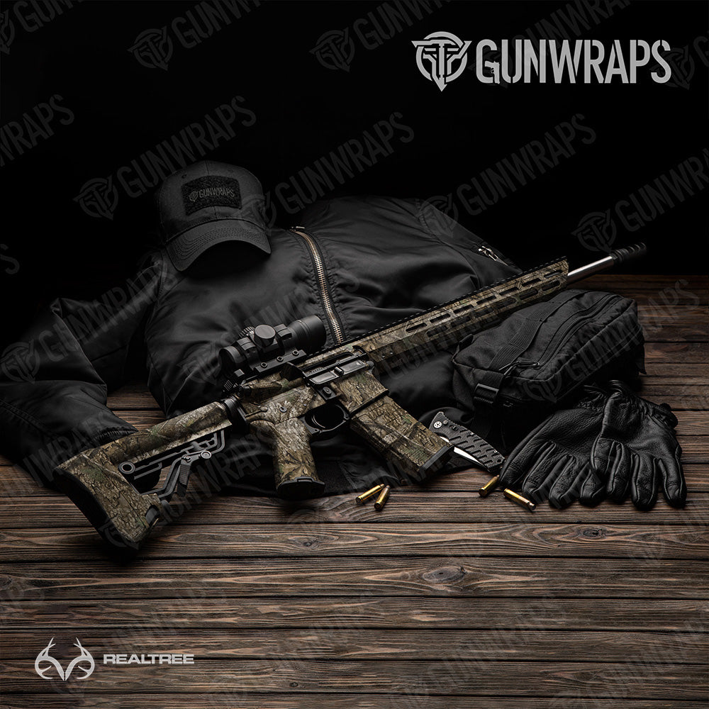 AR-15 Realtree APX Camo Gun Skin Vinyl Wrap