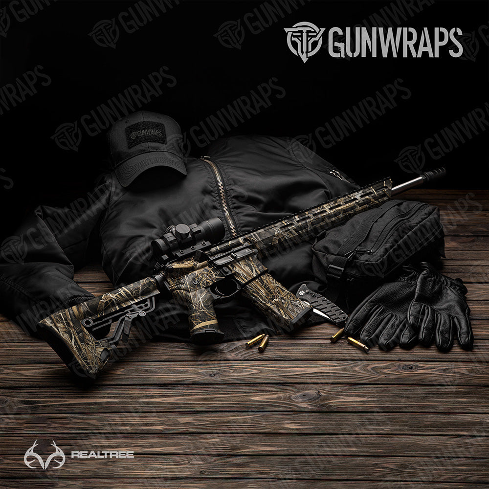 AR-15 Realtree XL MAX7 Camo Gun Skin Vinyl Wrap