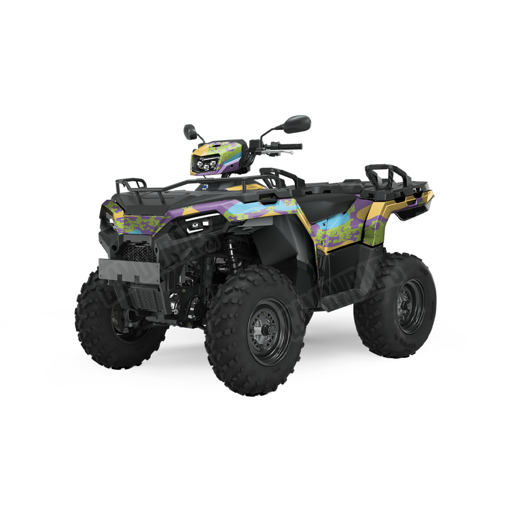 Compound Carnival ATV Camo Vinyl Wrap