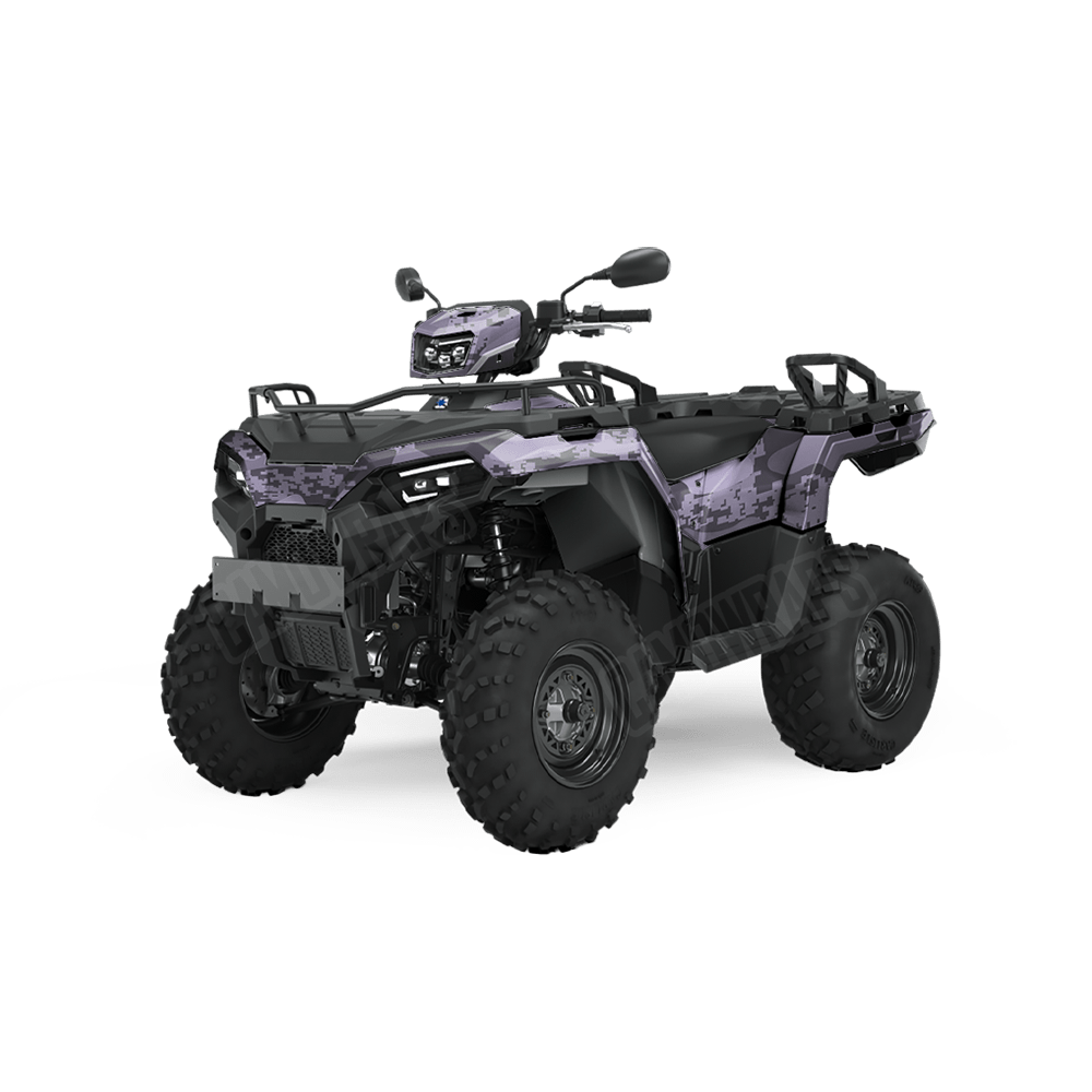 Compound Lilac Camo ATV Vinyl Wrap