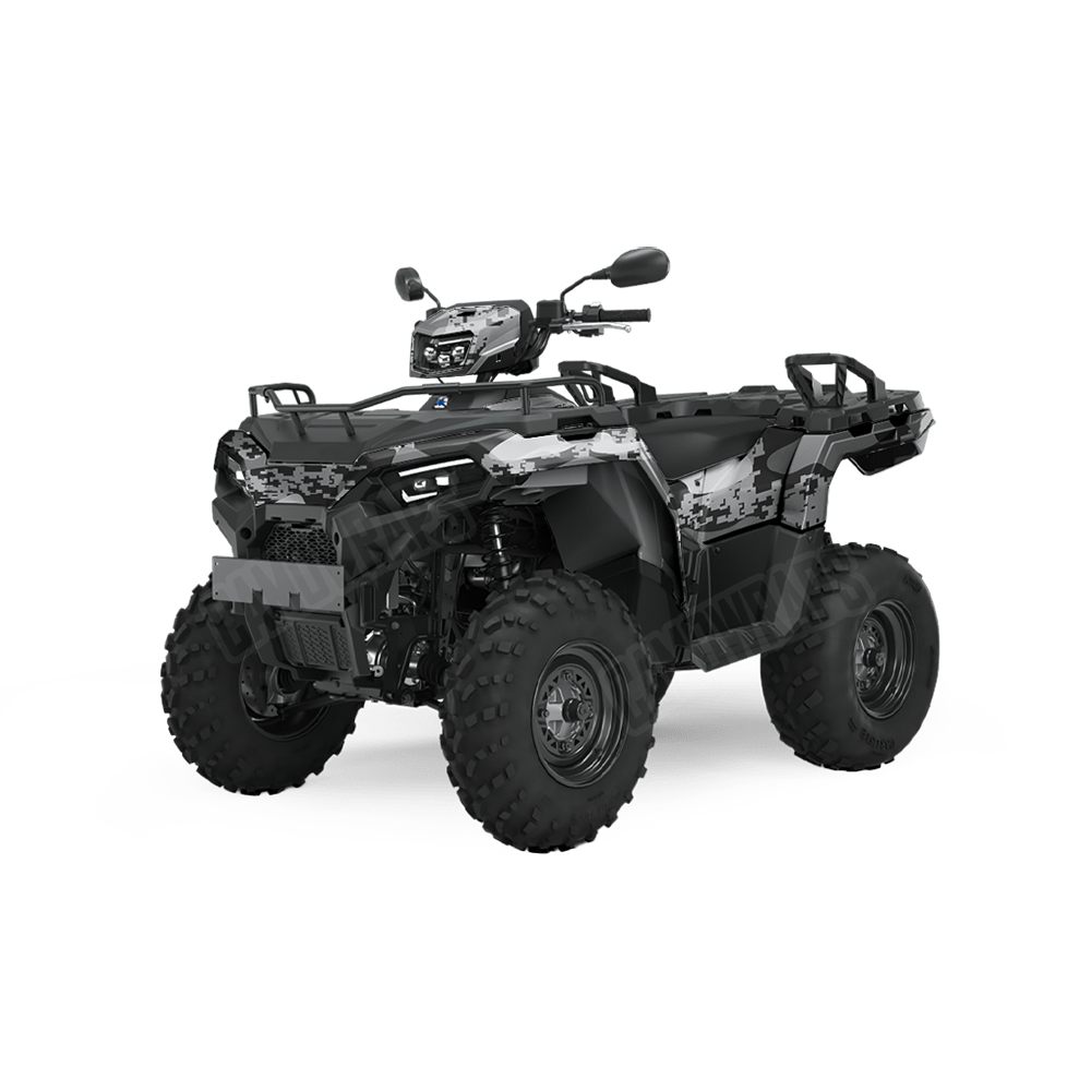 Compound Urban Night Camo ATV Vinyl Wrap