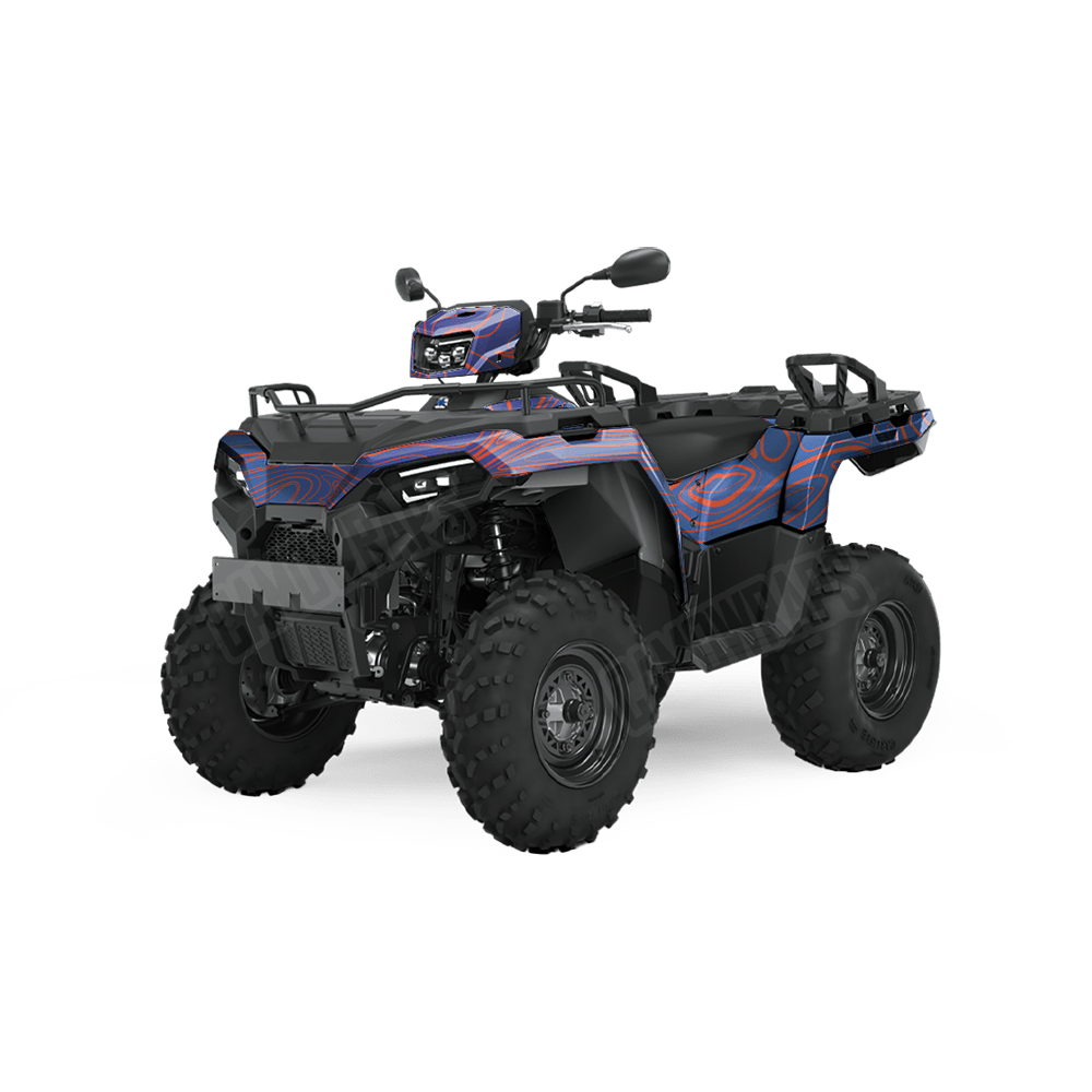 Damascus Fire And Ice Camo ATV Vinyl Wrap