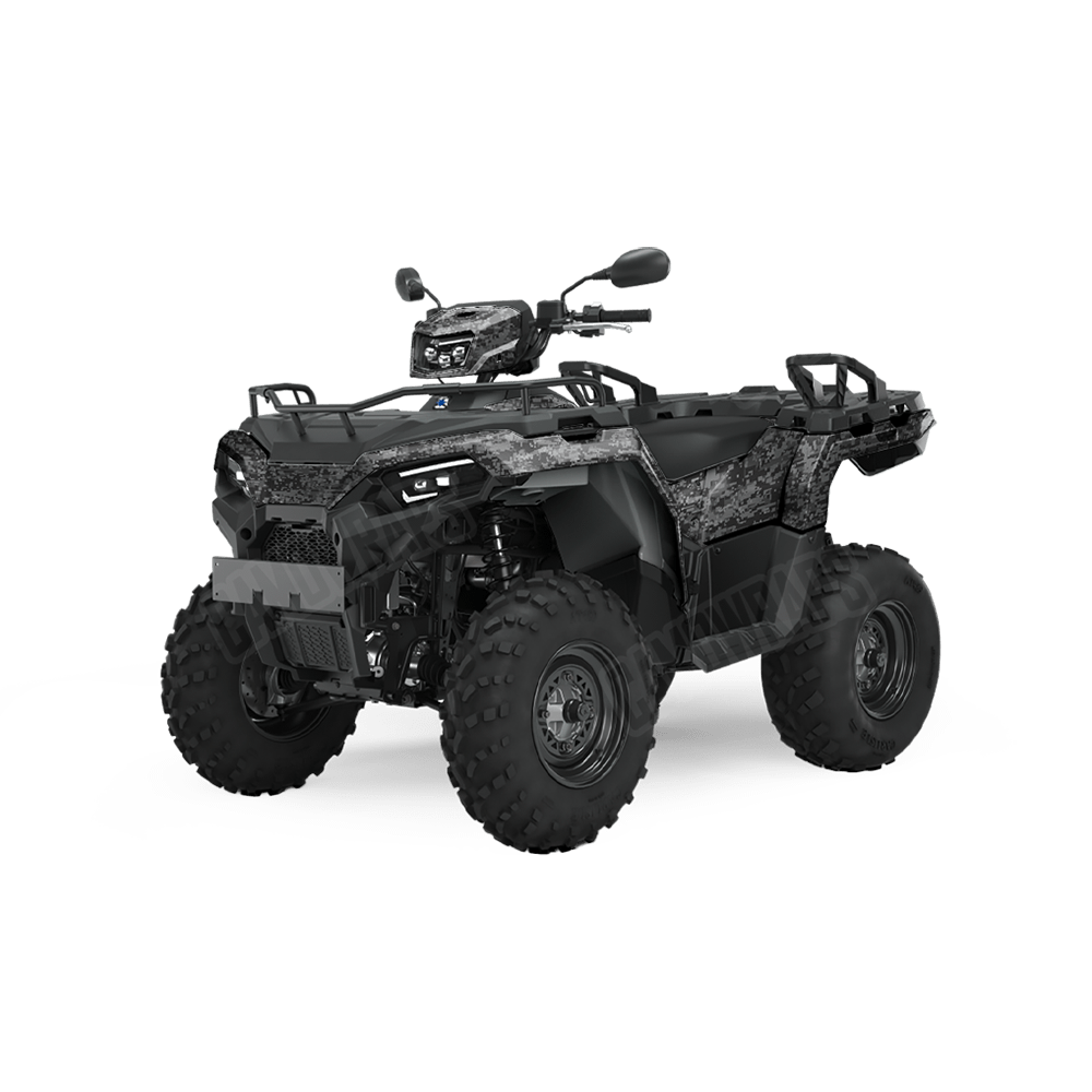 Digital Midnight Camo ATV Vinyl Wrap