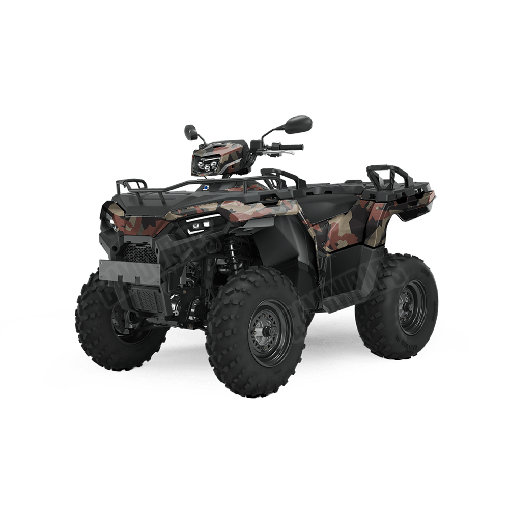 Erratic Militant Copper Camo ATV Vinyl Wrap