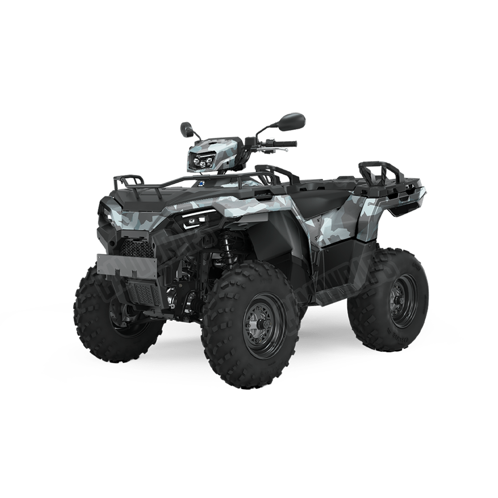 Erratic Overcast Camo ATV Vinyl Wrap