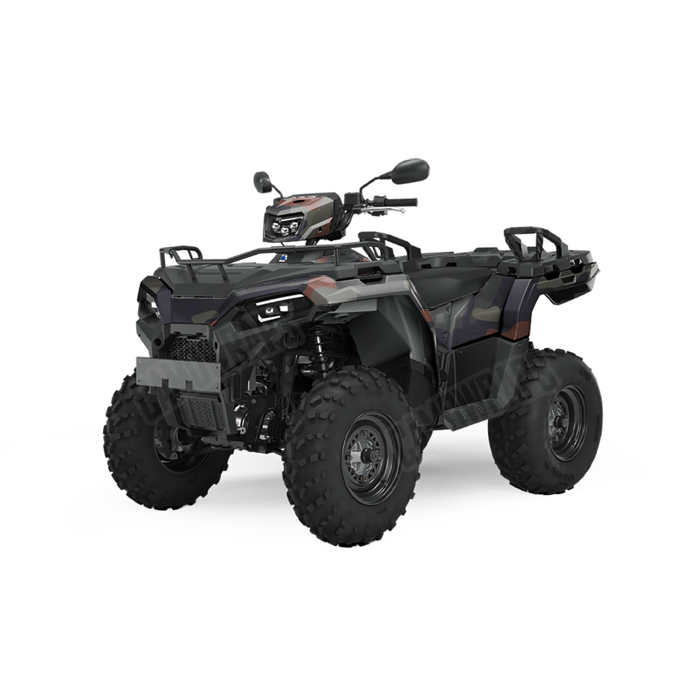 Jumbo Classic Blue Copper Camo ATV Vinyl Wrap
