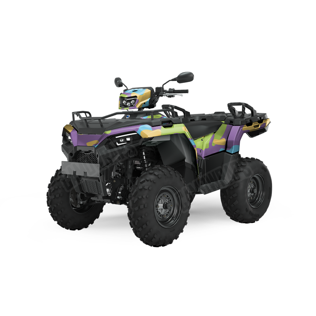 Jumbo Classic Carnival ATV Camo Vinyl Wrap