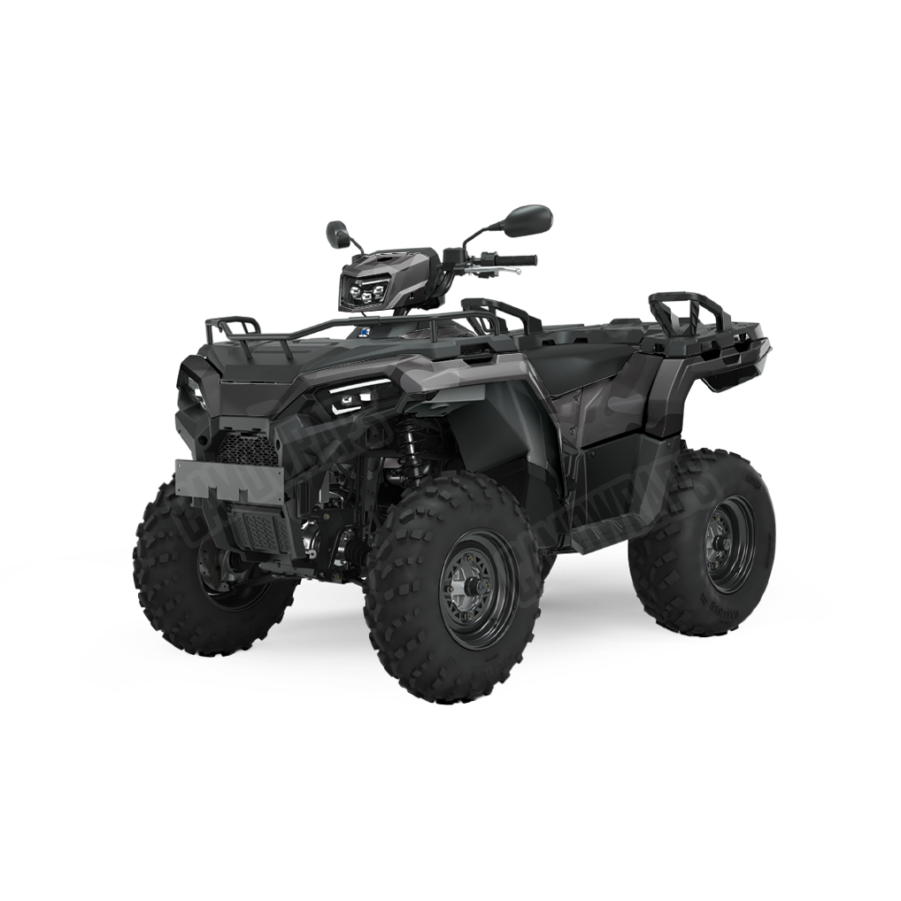Jumbo Classic Elite Black ATV Camo Vinyl Wrap