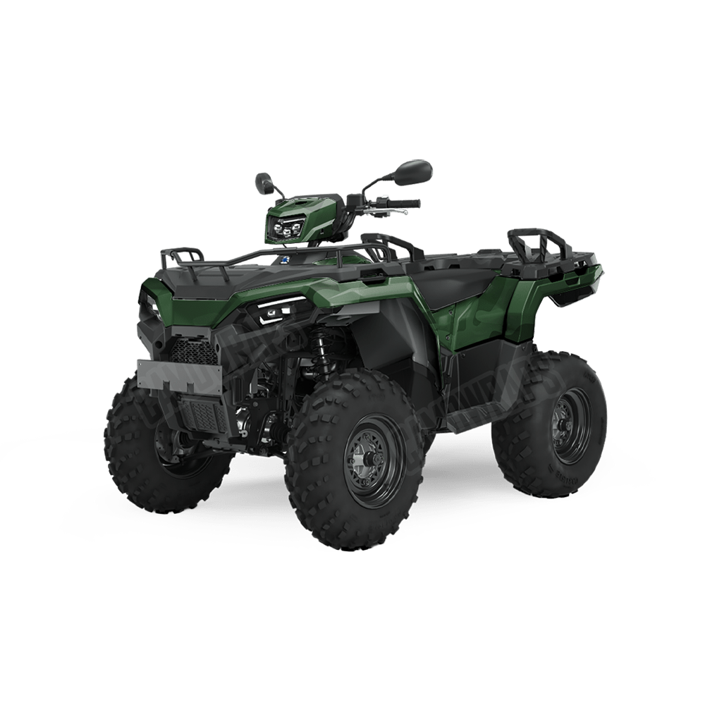 Jumbo Classic Elite Green Camo ATV Vinyl Wrap