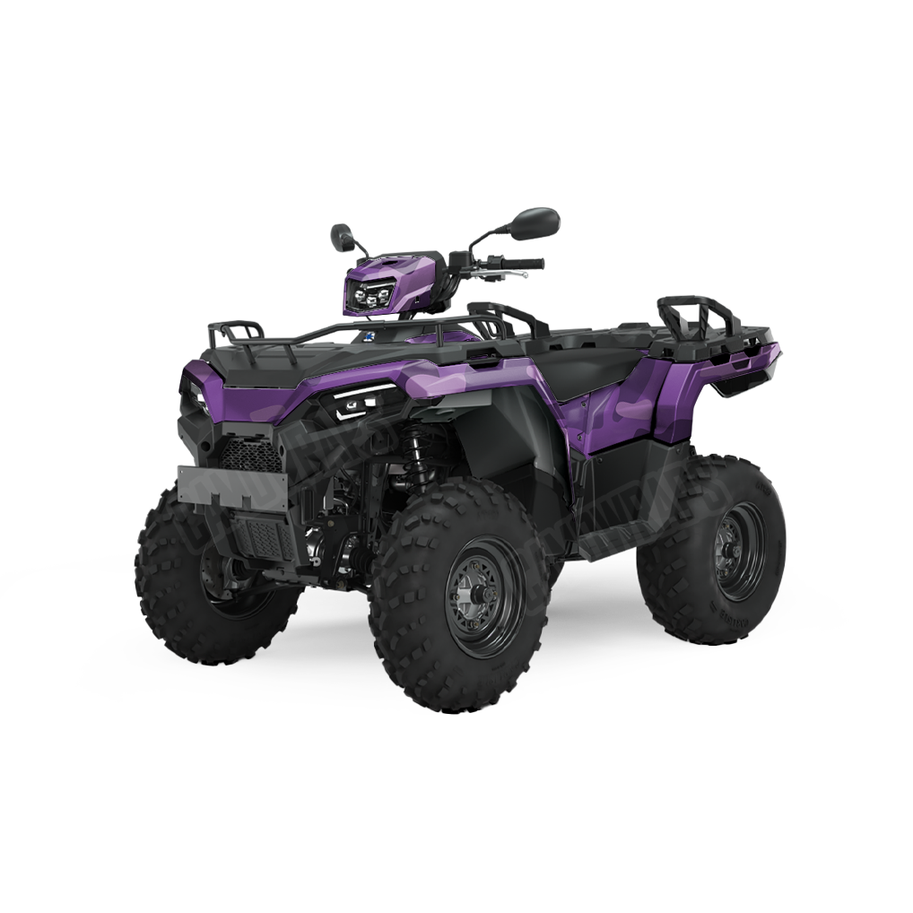 Jumbo Classic Elite Purple ATV Camo Vinyl Wrap