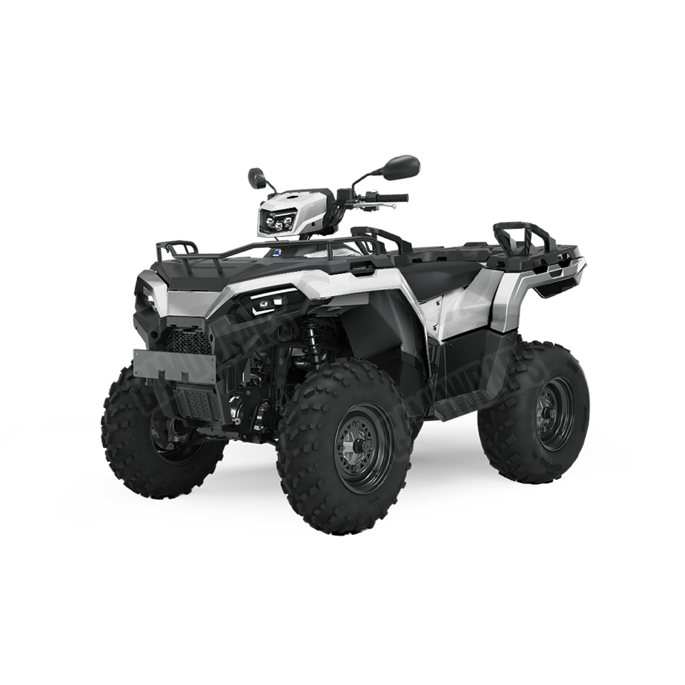 Jumbo Classic Elite White Camo ATV Vinyl Wrap