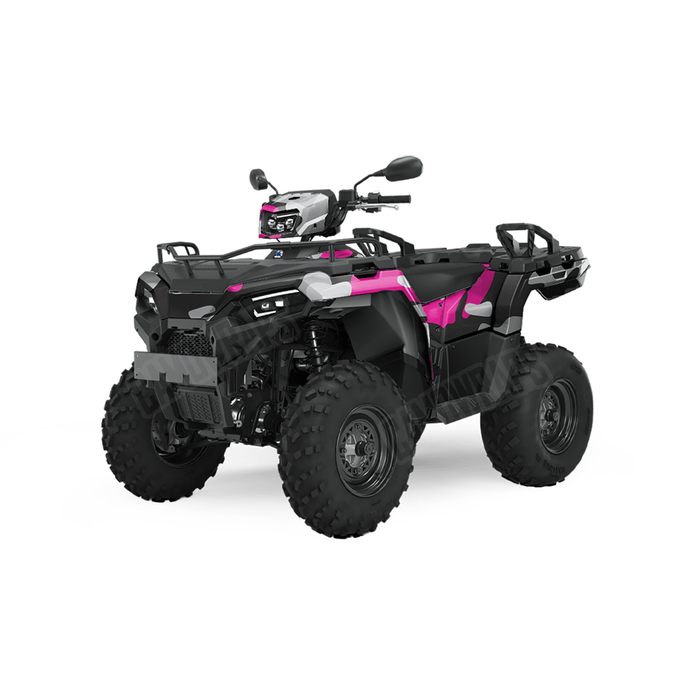 Jumbo Classic Magenta Tiger Camo ATV Vinyl Wrap