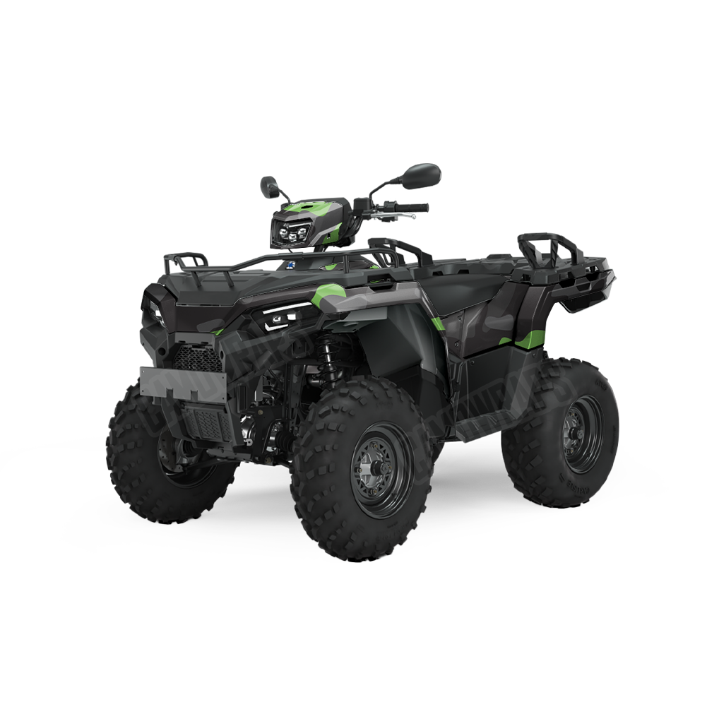 Jumbo Classic Metro Green ATV Camo Vinyl Wrap