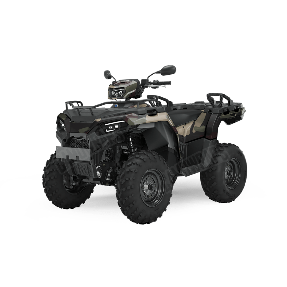Jumbo Classic Militant Blood Camo ATV Vinyl Wrap