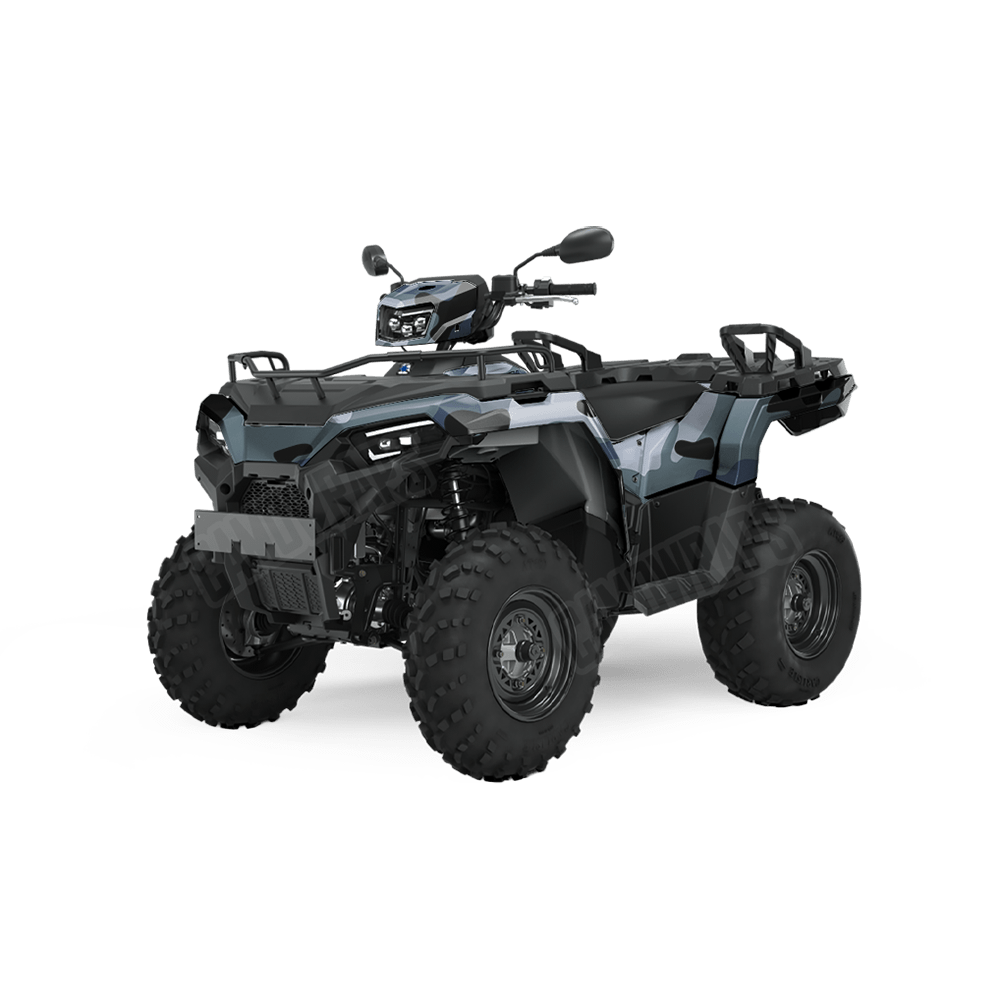 Jumbo Classic Navy Camo ATV Vinyl Wrap