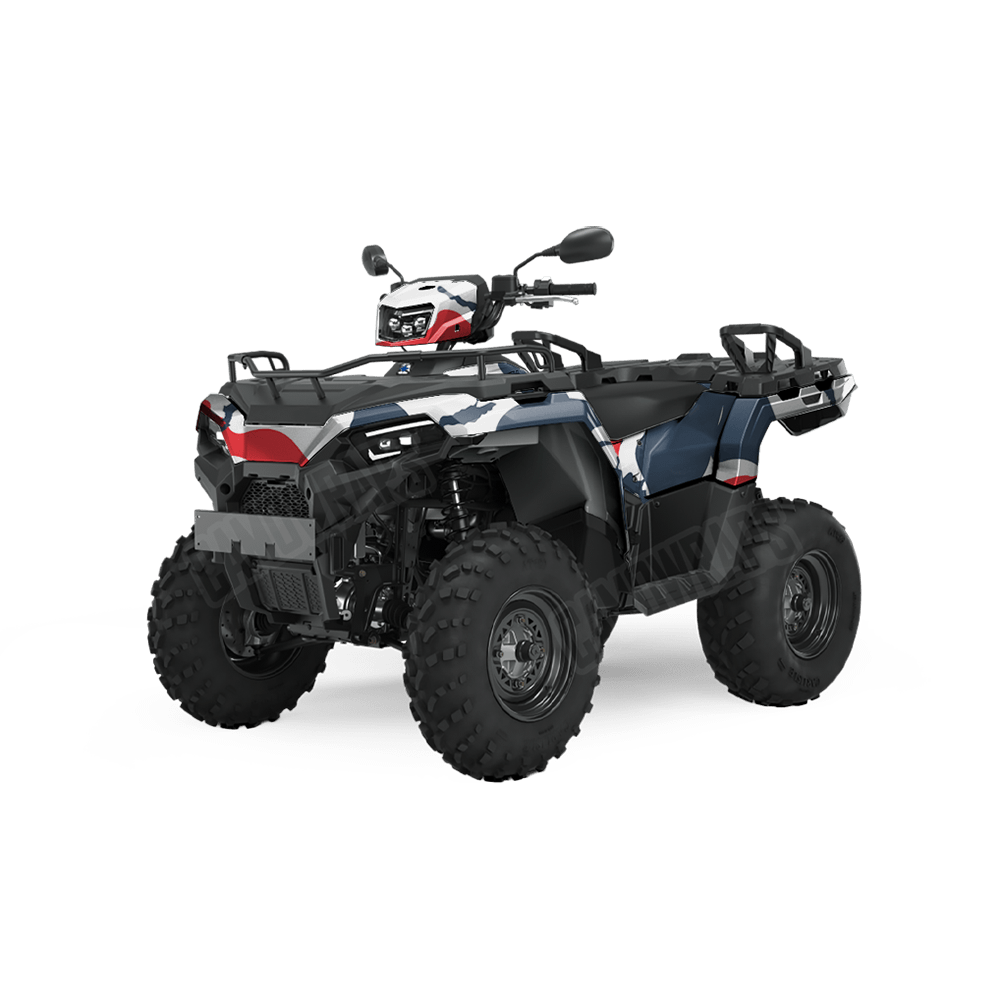Jumbo Ragged America Camo ATV Vinyl Wrap