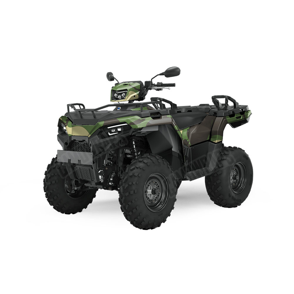 Jumbo Ragged Jungle Camo ATV Vinyl Wrap