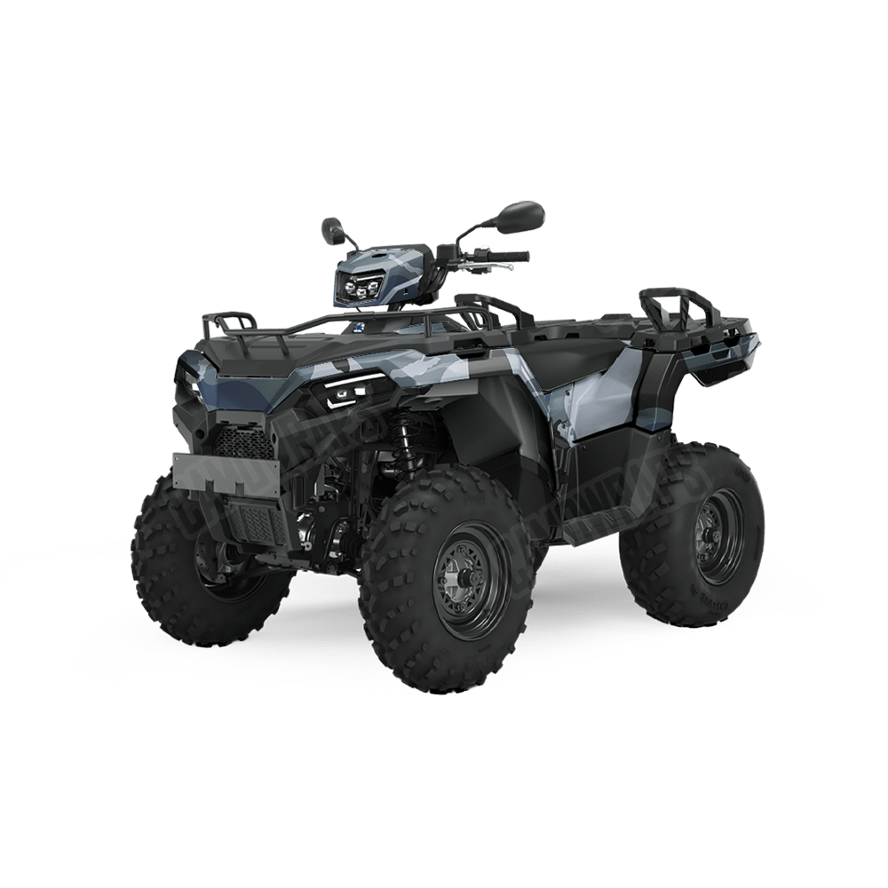 Jumbo Ragged Navy Camo ATV Vinyl Wrap