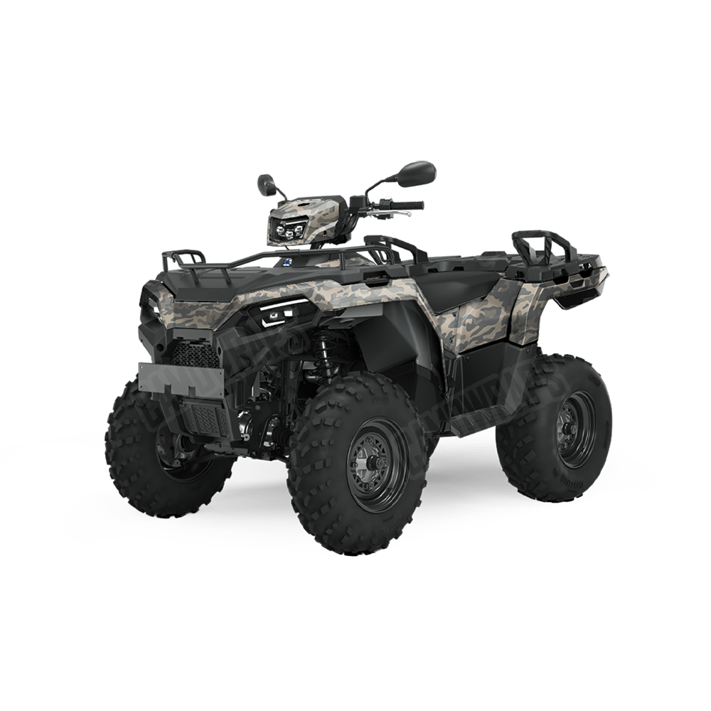 Large Classic Army Camo ATV Vinyl Wrap