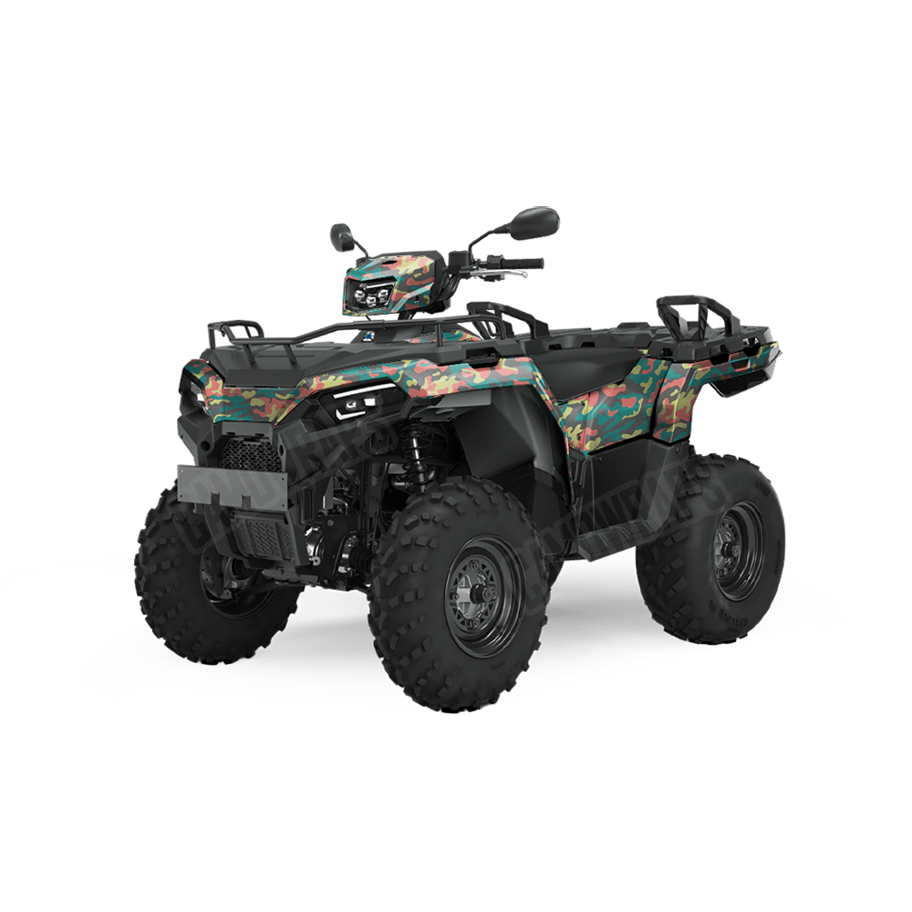 Large Classic Fiesta Camo ATV Vinyl Wrap